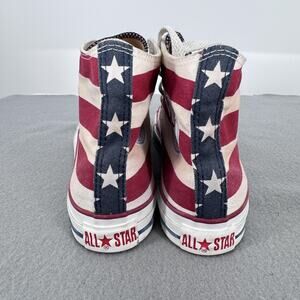 Converse Chuck Taylor All Star Flag High Top Shoes Mens 6 Womens 8 American